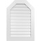 Ekena Millwork Octagonal Top Surface Mount PVC Gable Vent: Functional, w/ 3-1/2"W x 1"P Standard Frame, 26"W x 38"H GVPOT26X3801SF - alternate 1
